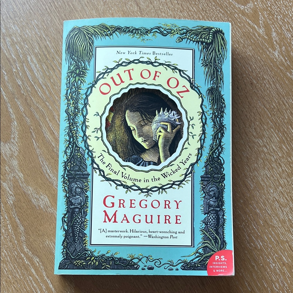 “Out of Oz” by Gregory Maguire Paperback Book